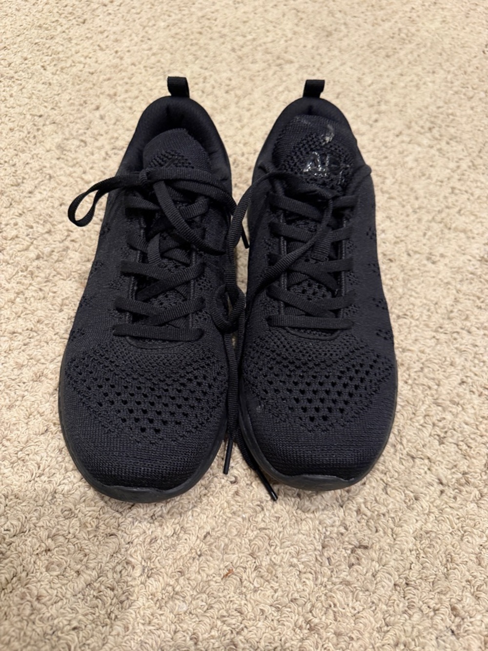 APL Men’s Black Knit Athletic Sneakers